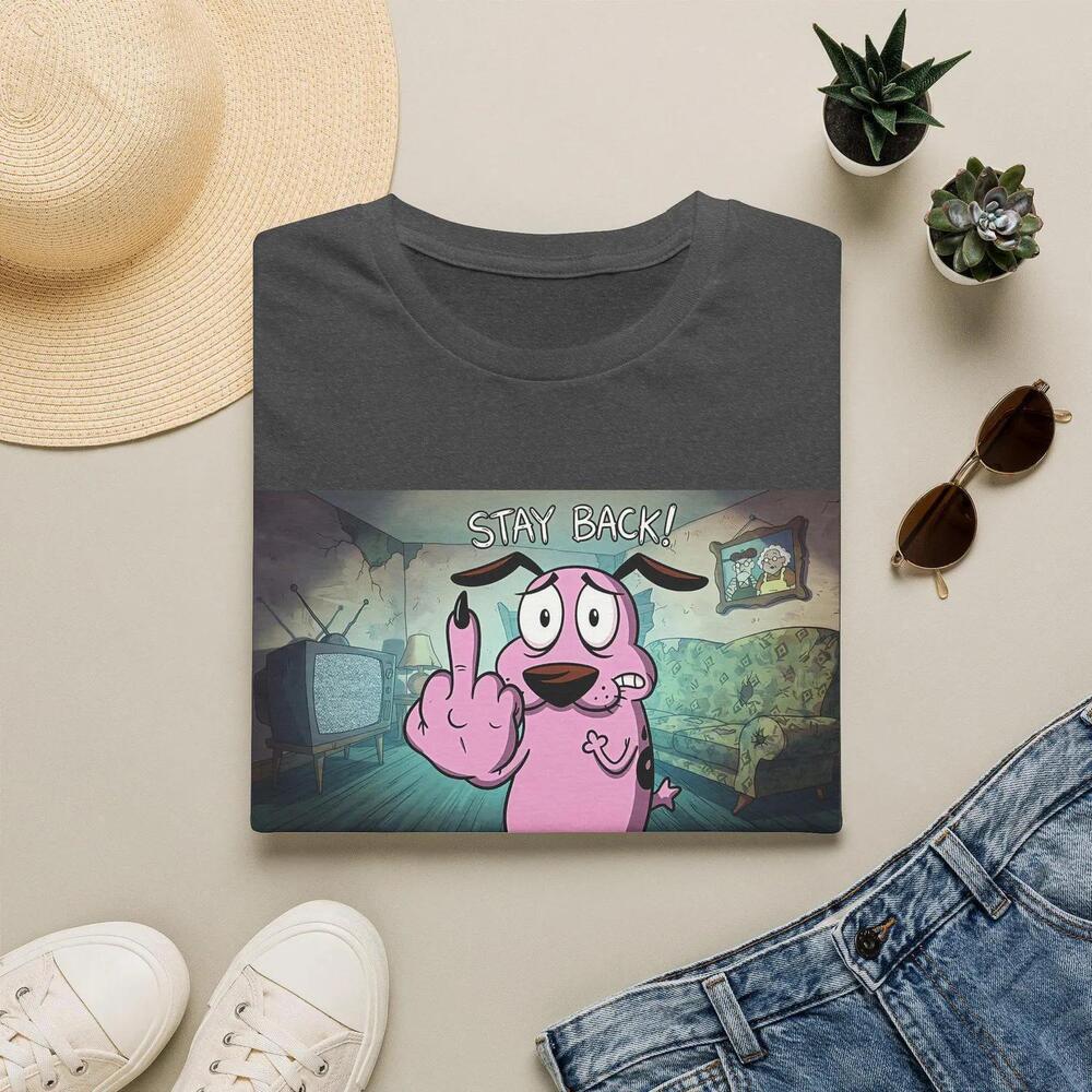 Middle Finger Courage T Shirt, Courage Cowardly Dog Shirt